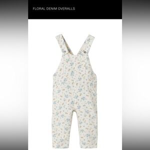 NWT- Zara Floral Overalls.  Toddler size 3-4 years old.